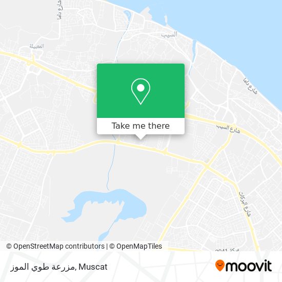 مزرعة طوي الموز map