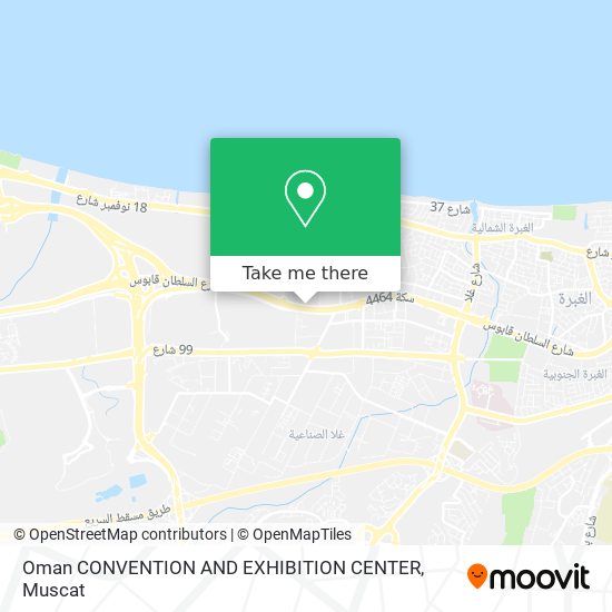 Oman CONVENTION AND EXHIBITION CENTER map