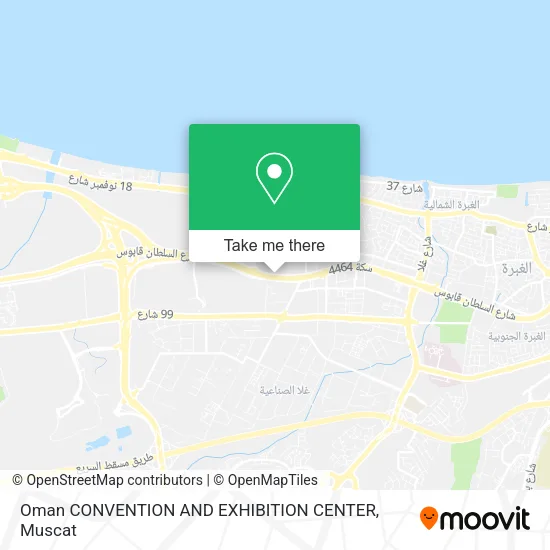 Oman CONVENTION AND EXHIBITION CENTER map