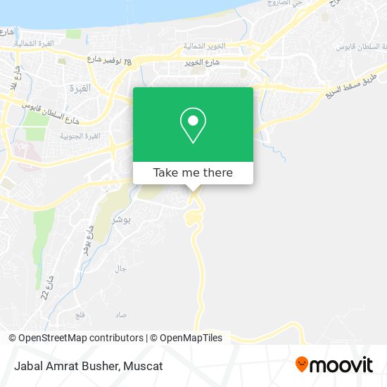 Jabal Amrat Busher map