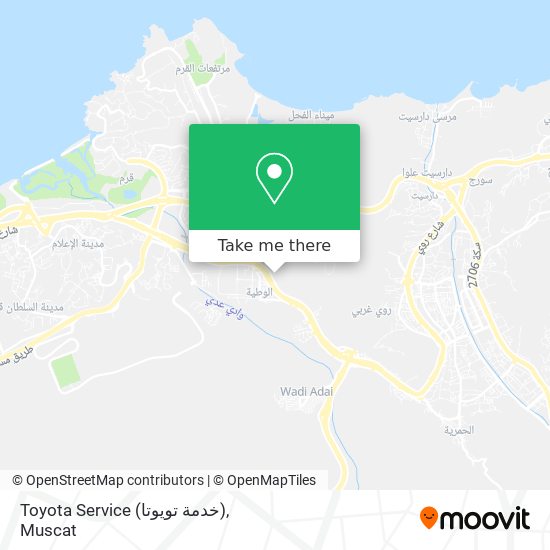 Toyota Service (خدمة تويوتا) map