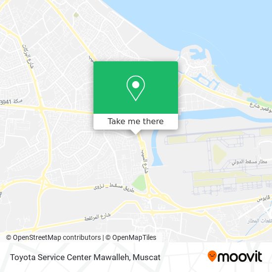 Toyota Service Center Mawalleh map