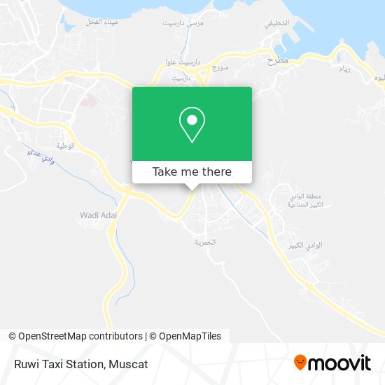 Ruwi Taxi Station map