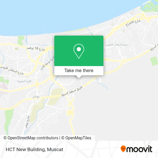 HCT New Building map
