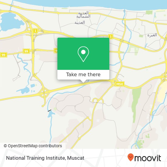 National Training Institute map