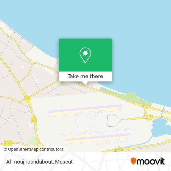 Al-mouj roundabout map