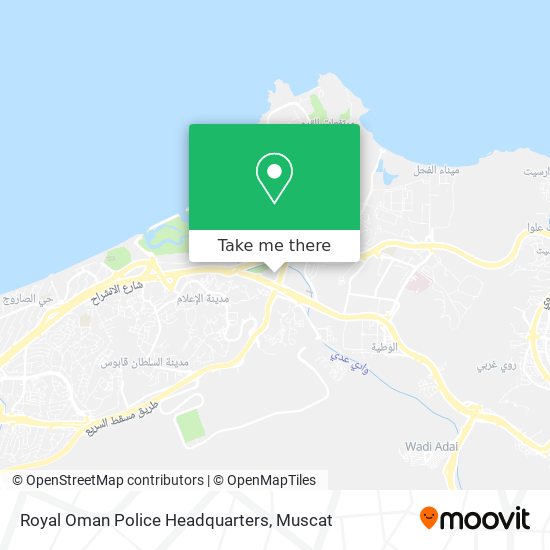 Royal Oman Police Headquarters map
