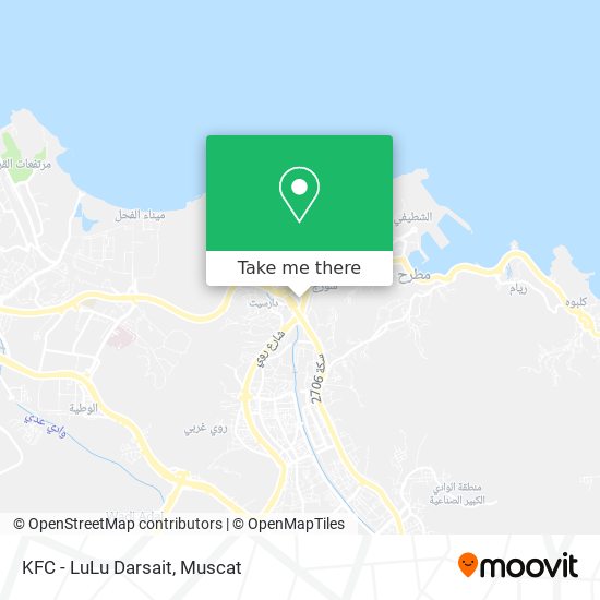 KFC - LuLu Darsait map