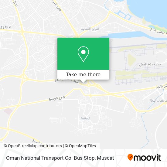 Oman National Transport Co. Bus Stop map