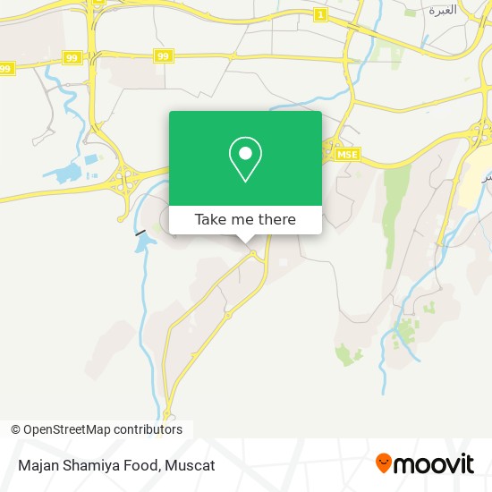 Majan Shamiya Food map