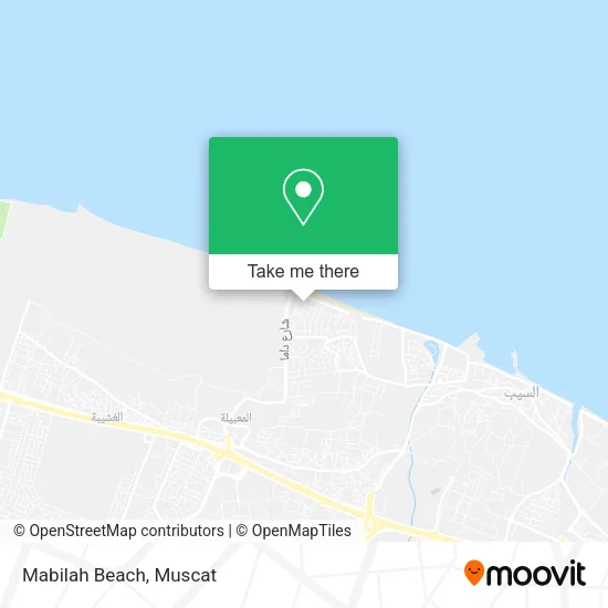 Mabilah Beach map