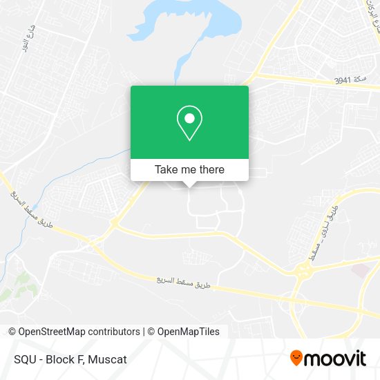 SQU - Block F map