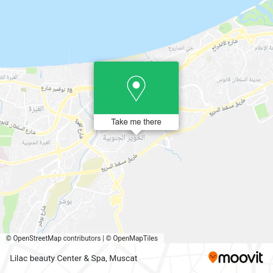 Lilac beauty Center & Spa map