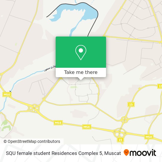 SQU female student Residences Complex 5 map