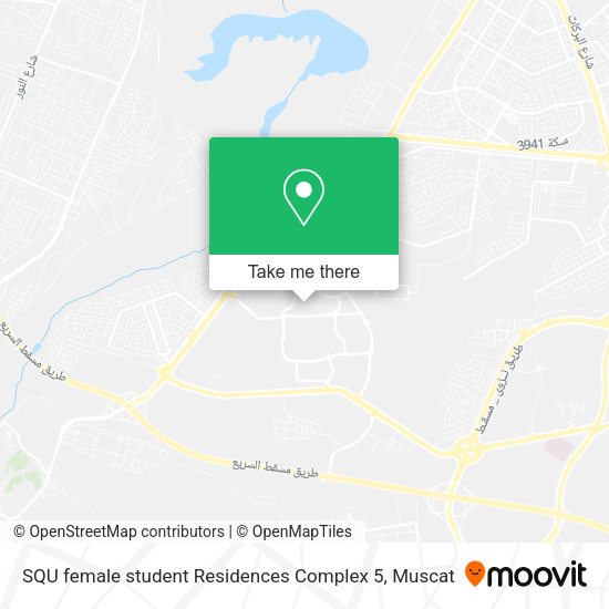 SQU female student Residences Complex 5 map