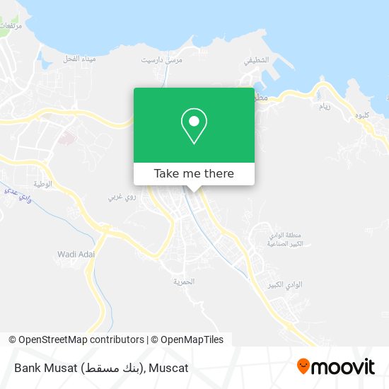 Bank Musat (بنك مسقط) map