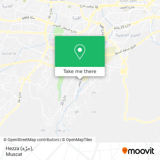 Hezza (حزّة) map