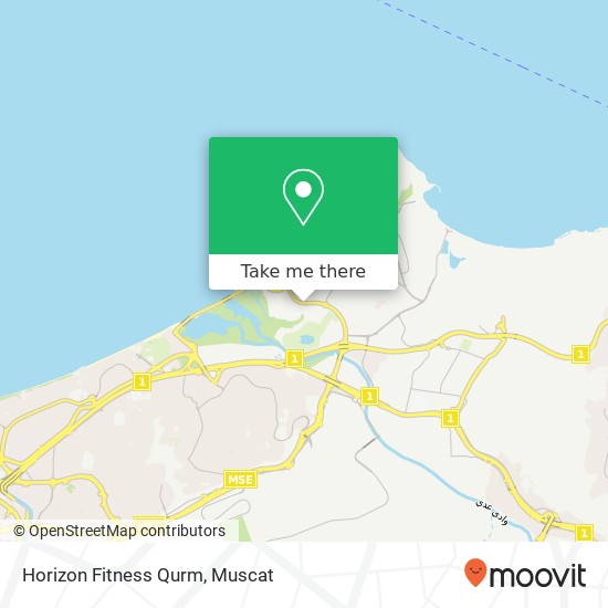 Horizon Fitness Qurm map