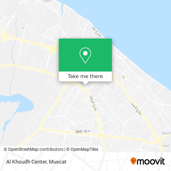Al Khoudh Center map