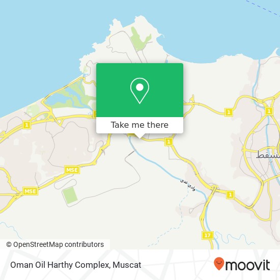 Oman Oil Harthy Complex map