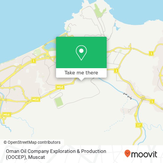 Oman Oil Company Exploration & Production (OOCEP) map