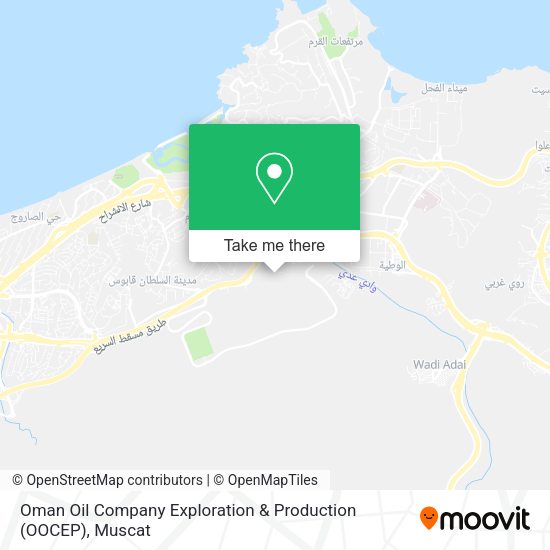 Oman Oil Company Exploration & Production (OOCEP) map