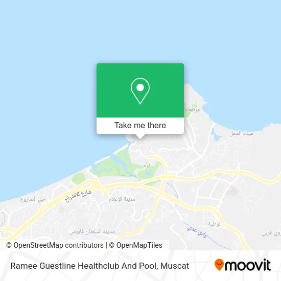 Ramee Guestline Healthclub And Pool map