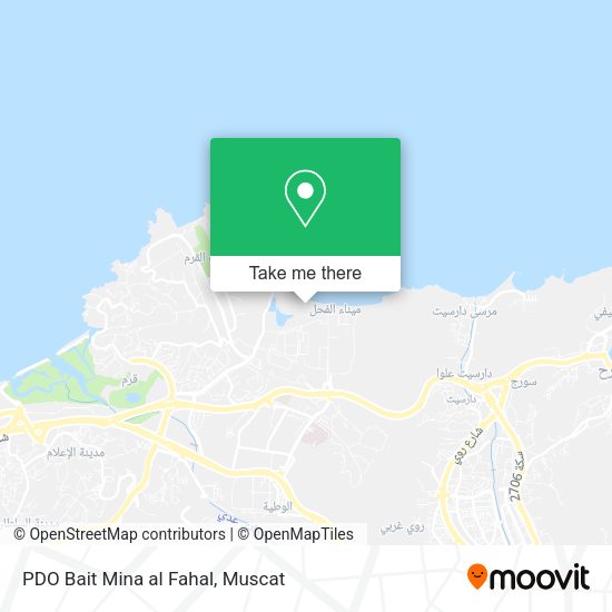 PDO Bait Mina al Fahal map