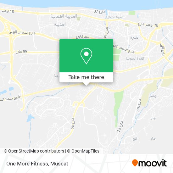 One More Fitness map