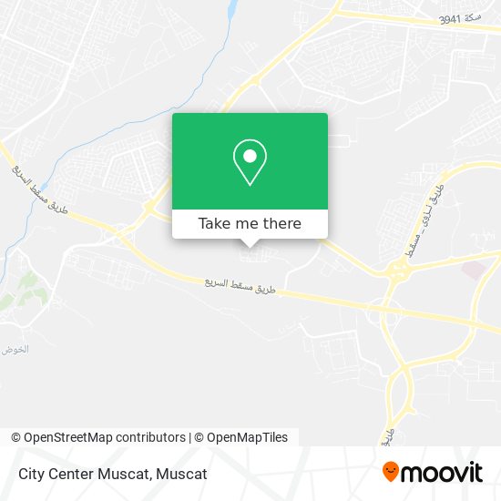 City Center Muscat map