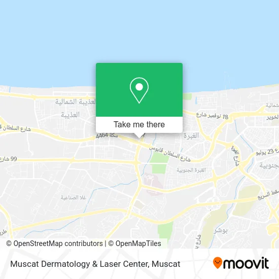 Muscat Dermatology & Laser Center map