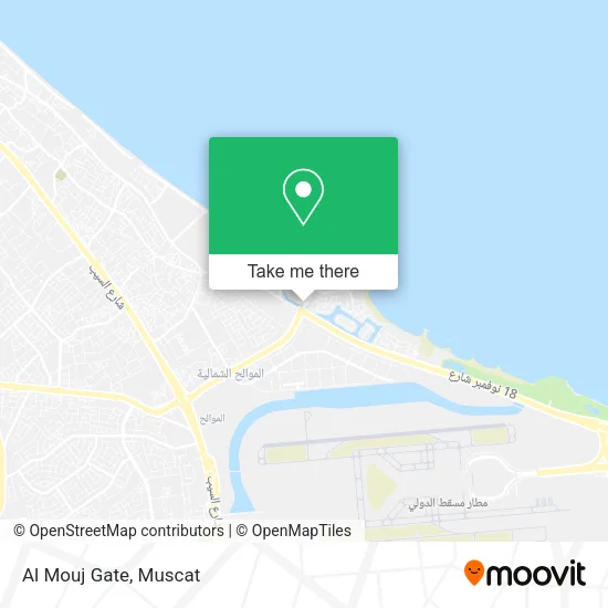 Al Mouj Gate map