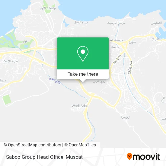 Sabco Group Head Office map