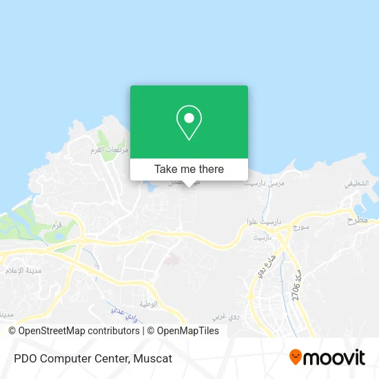 PDO Computer Center map