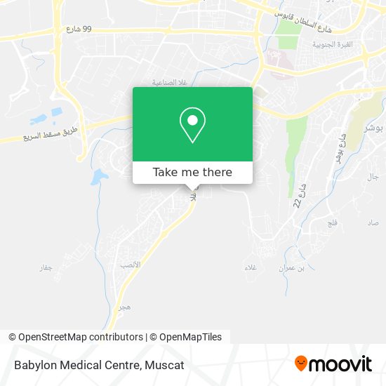 Babylon Medical Centre map