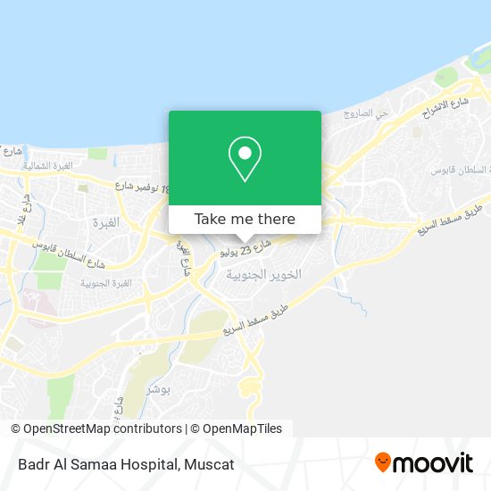 Badr Al Samaa Hospital map