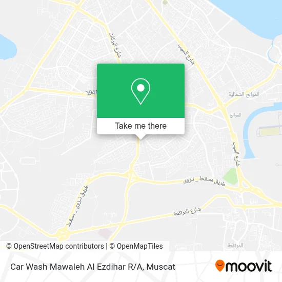Car Wash Mawaleh Al Ezdihar R / A map