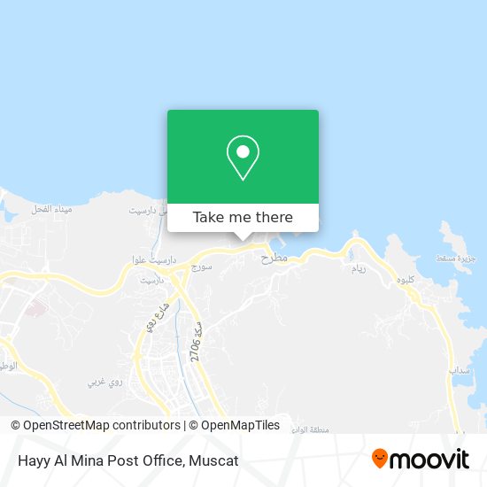 Hayy Al Mina Post Office map
