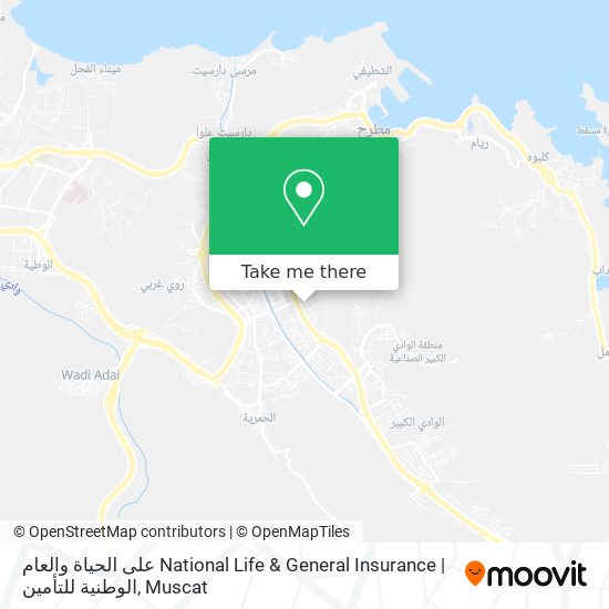 على الحياة والعام National Life & General Insurance | الوطنية للتأمين map