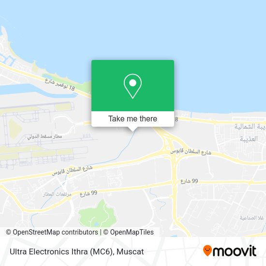 Ultra Electronics Ithra (MC6) map