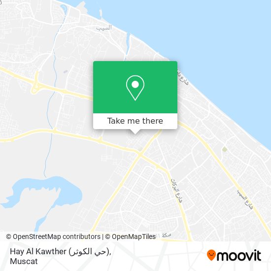 Hay Al Kawther (حي الكوثر) map