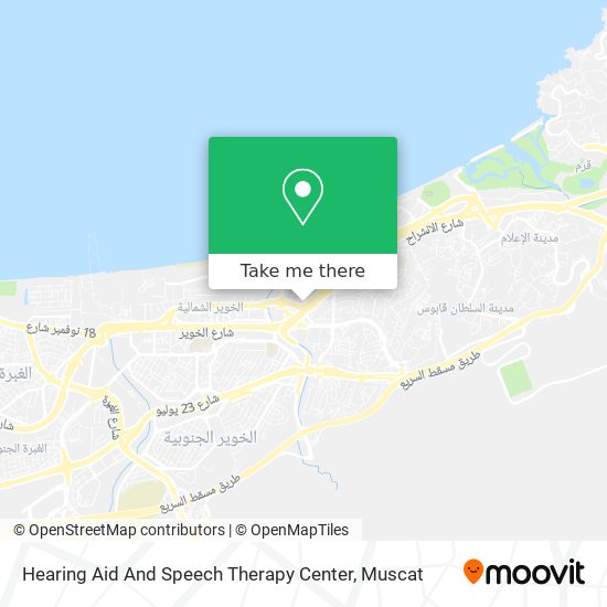 Hearing Aid And Speech Therapy Center map