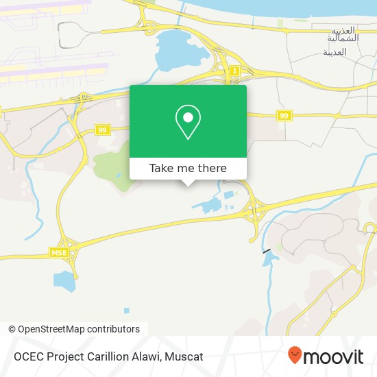 OCEC Project Carillion Alawi map