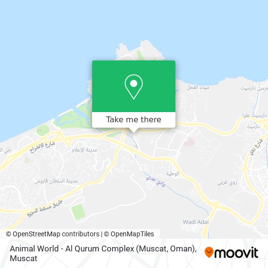 How to get to Animal World - Al Qurum Complex (Muscat, Oman) by Bus?