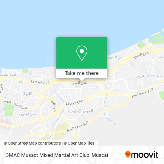 3MAC Musact Mixed Martial Art Club map
