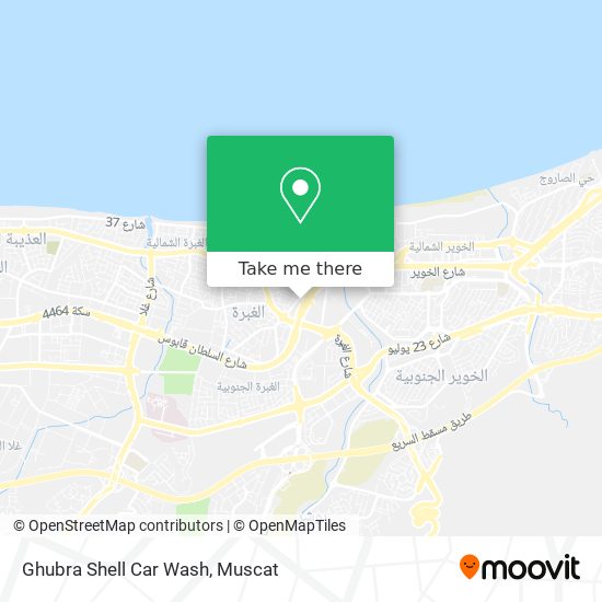 Ghubra Shell Car Wash map