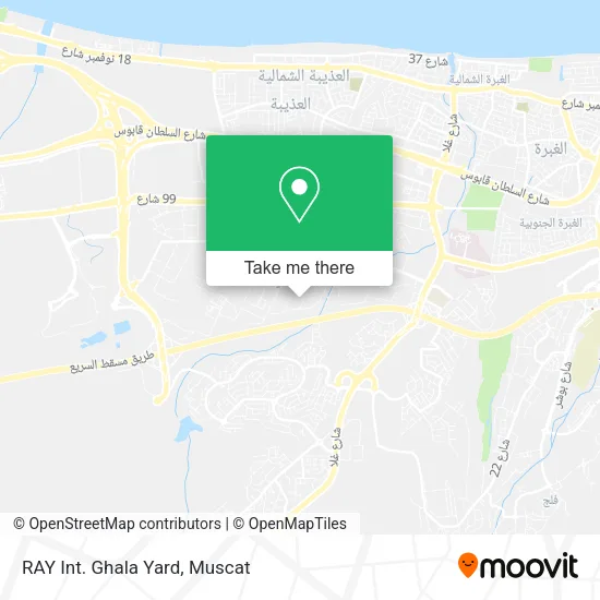 RAY Int. Ghala Yard map