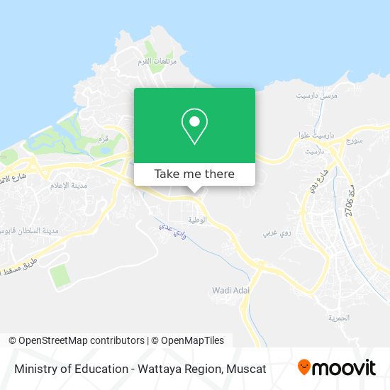 Ministry of Education - Wattaya Region map