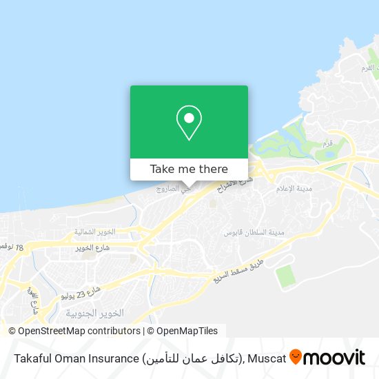 Takaful Oman Insurance (تكافل عمان للتأمين) map