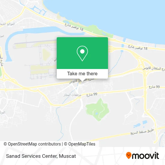 Sanad Services Center map